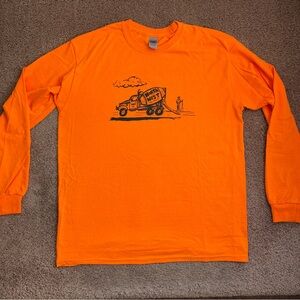 Six stair North West Movie Orange Long Sleeve Shirt